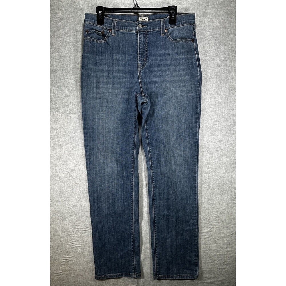 Levi’s Women’s Size 14M 512 Blue Jeans Perfectly Slimming Straight Med Wash 32”